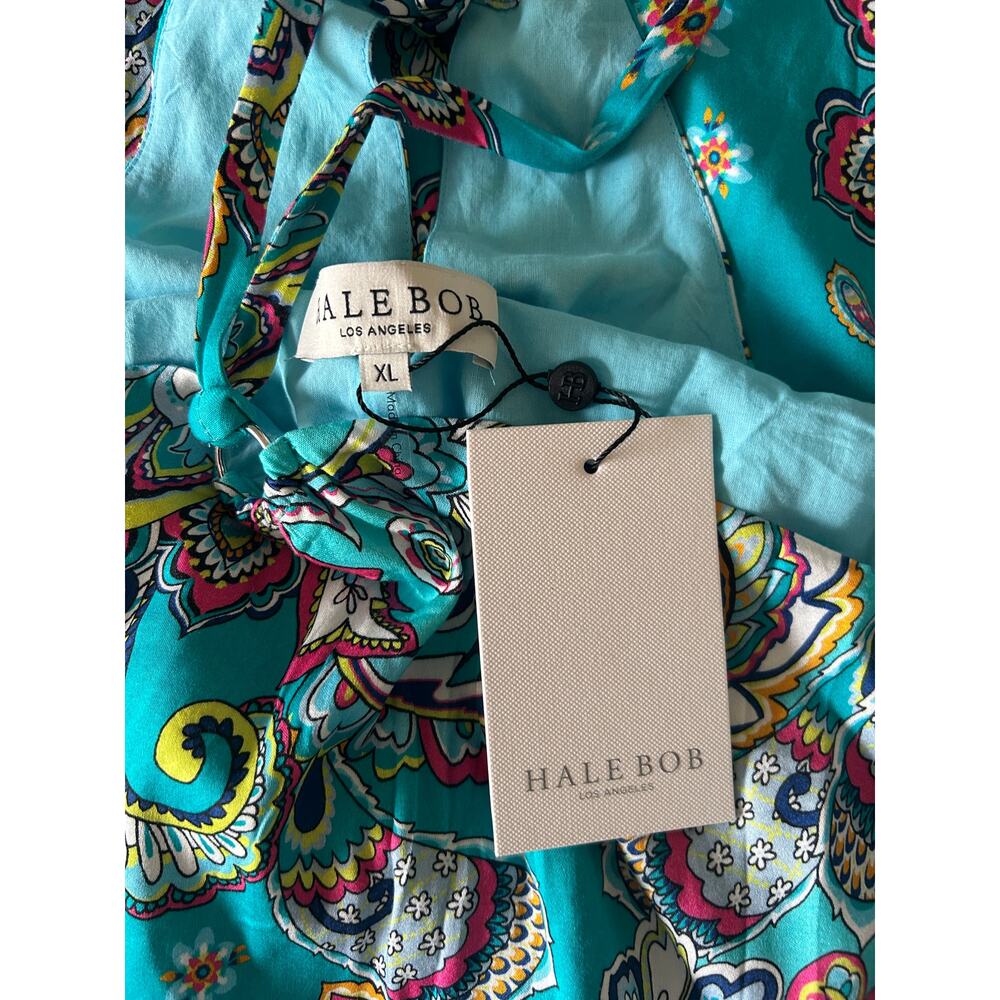 NWT Hale Bob Teal Maxi Dress, XL - Picture 5 of 5